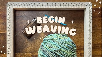 Continuous Weaving on a Square Loom (pt 1) - Easy Weaving Tutorial for Beginner Weaving