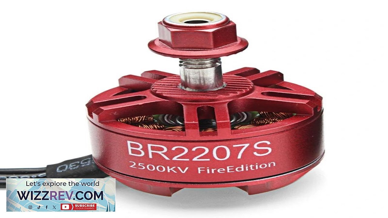 Racerstar 2207 BR2207S Fire Edition 1600KV 2200KV 2500KV 3-6S Brushless Motor Review