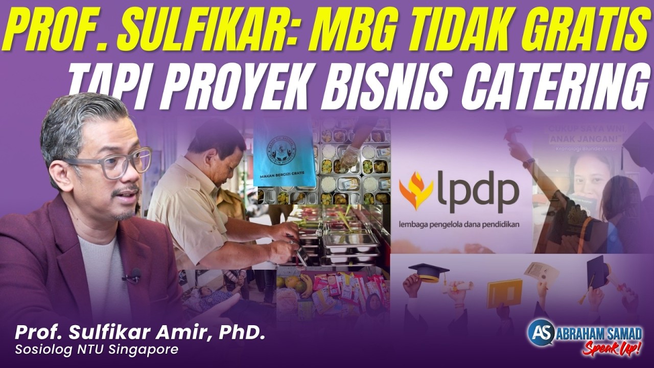 Anggaran MBG Menyedot Anggaran Pedidikan, Sistem Pendidikan Terancam | #SPEAKUP