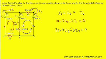 Using kirchhoff