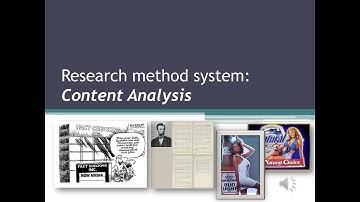 Conducting a Content Analysis
