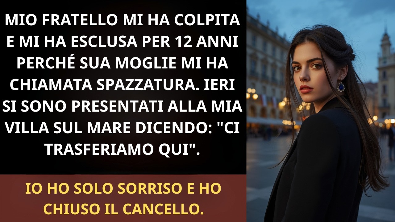 La vigilia di Natale del 2011 mia madre stava versando il vino quando Sofia, mia cognata, mi guardò dritta negli occhi e disse: "Sei solo una sognatrice inutile, spazzatura che vive sulle spalle...