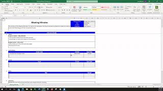 Meeting Minutes Template