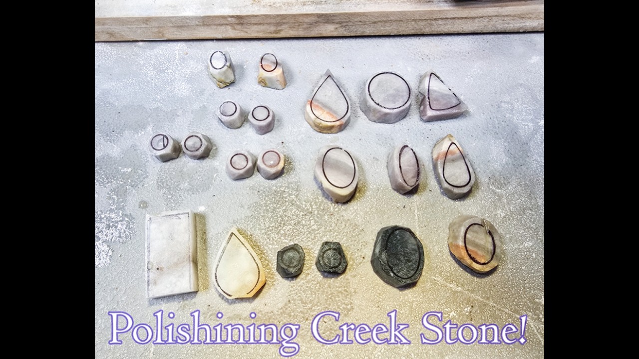 Polishing Creek Stone Cabochons