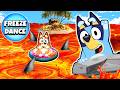 🌋 BLUEY - Sharks in the Water! 🦈 Brain Break for Kids | Dance Songs for Kids | Bluey Freeze Dance