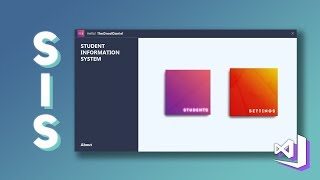 VB.NET: Student Information System | Modern UI Design Information