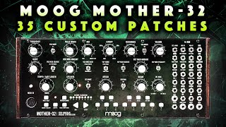 Moog Mother32  Progressive Soundset 35 Patchespresets