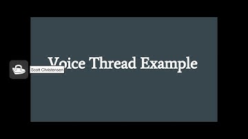 VoiceThread Example