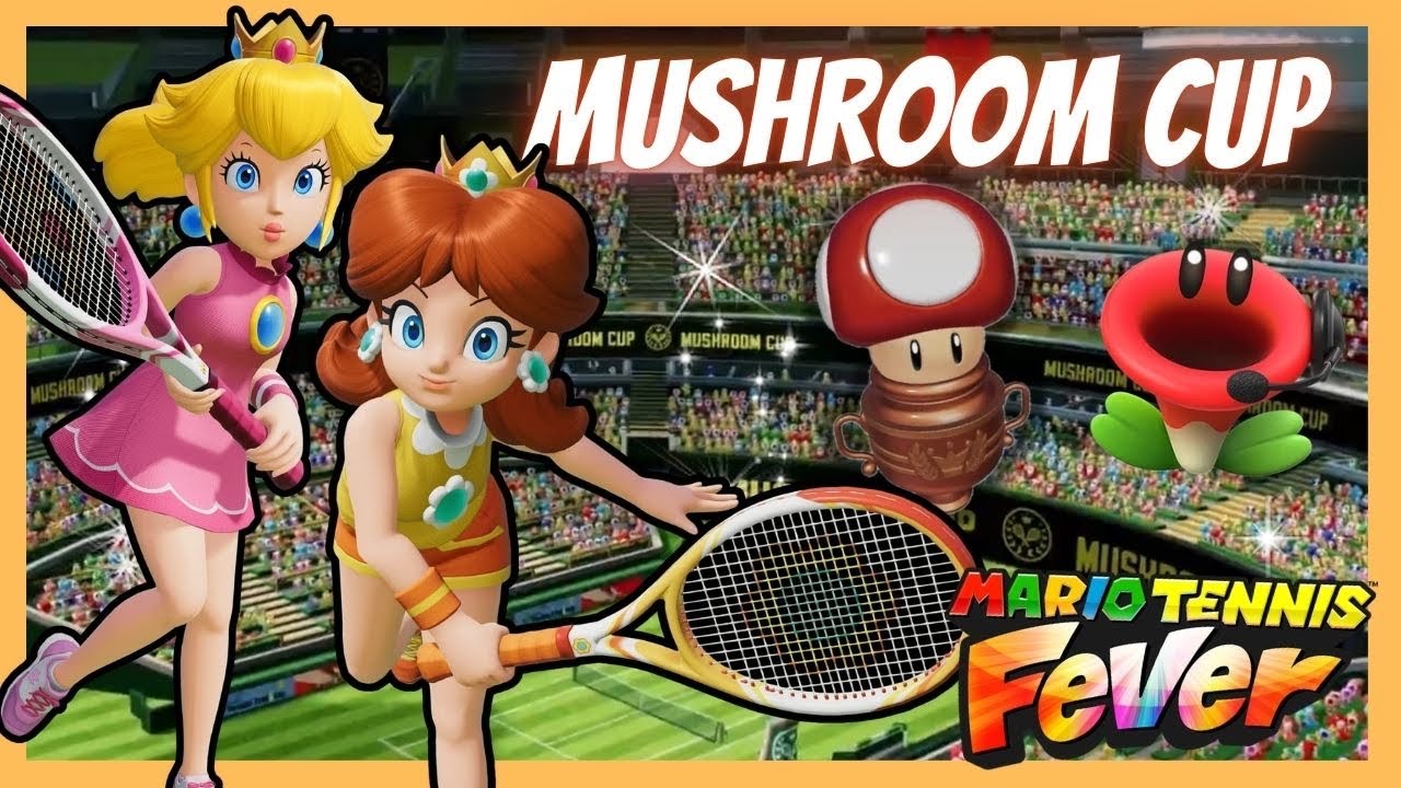 ✿ Mario Tennis Fever - Mushroom Cup (Doubles) | Daisy Gameplay ✿