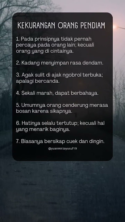 Kekurangan Orang Pendiam #shorts #status #kekurangan #orang #pendiam