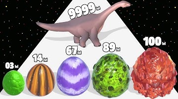 Dino Egg Merge - Level Up Dinosaur Max Level Gameplay