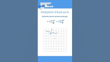 Column Vectors #gcsemaths #maths #geometry #algebra #examtips #revision #highertier #vectors