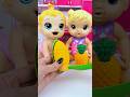 ASMR Unboxing Minnie Mouse & Doll Corn Pineapple Toy 🌽🍍 | Satisfying ASMR Kitchen Unboxing #shorts