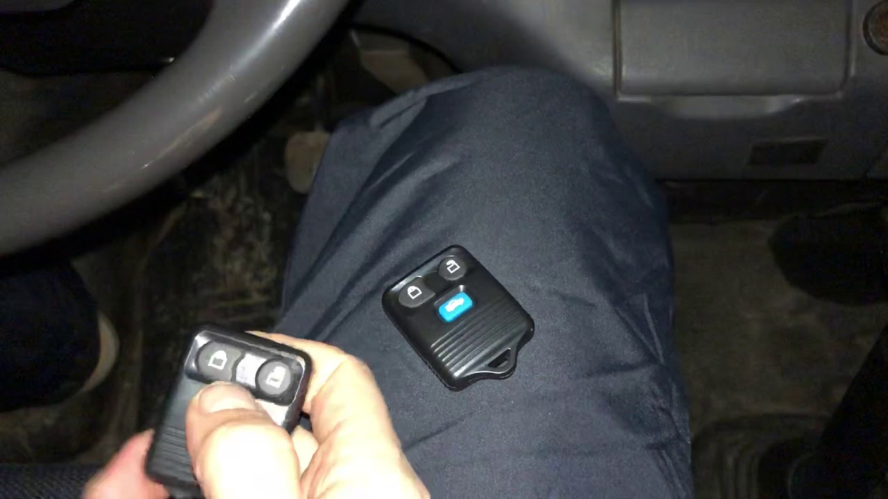 Программирование пультов Форд транзит - YouTube