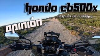 Opinión HONDA CB500X después de 17.000Km ( RAW FOOTAGE 4K )