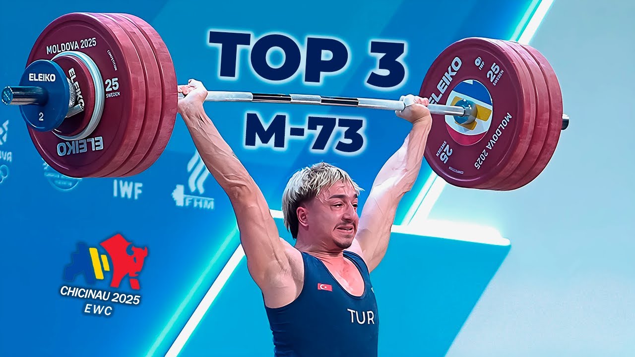 Men’s 73kg | TOP 3 Totals Recap | 2025 EWF Senior Championships – Chișinău