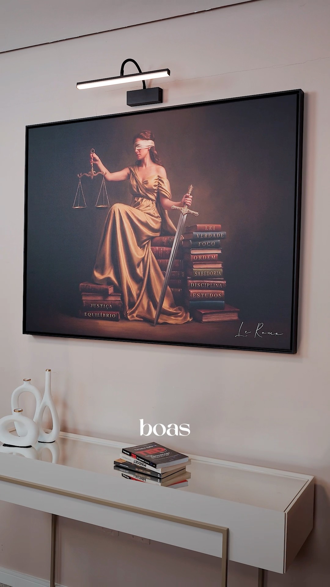 Vídeo de Quadro Sabedoria de Themis