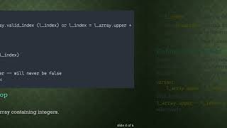 Understanding the Importance of Variants and Invariants in Eiffel Loops Profile