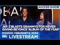 Jay-Z Blasts Grammys For Never Giving Beyoncé &#39;Album Of The Year&#39; - DBL | Feb. 5, 2024