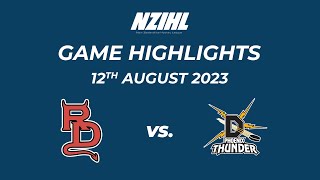 Game Highlights: Canterbury Red Devils vs. Phoenix Thunder - NZIHL 12th August 2023