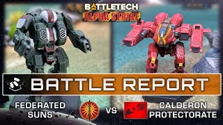 Federated Suns vs Calderon Protectorate | BattleTech Alpha Strike Battle Report | ilClan Era