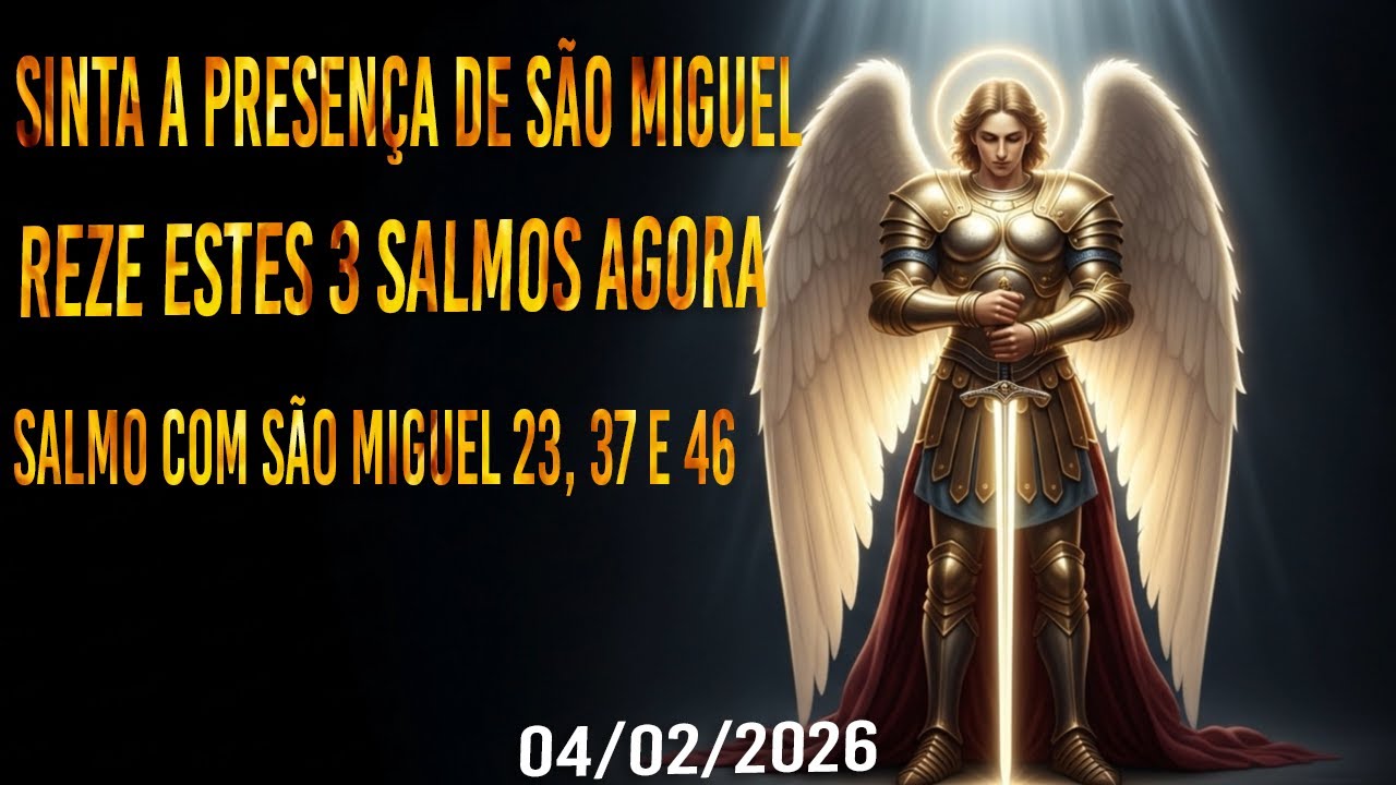 SE VOCÊ ESTÁ CANSADO, OUÇA ESSA ORAÇÃO COM SÃO MIGUEL ARCANJO | Salmos ...