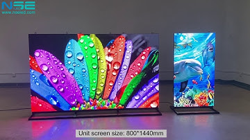 P2.5 Semi-outdoor High Brightness Shop Window LED Poster - NSELED