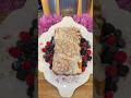 Vanilla Berry Swirl Pound Cake 🫐🌀💜 #recipe #cake #spring