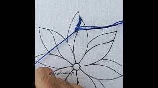 3D HD Flower Embroidery !!! Double Chain and Chain Stitch Flower Hand Embroidery Needle Work