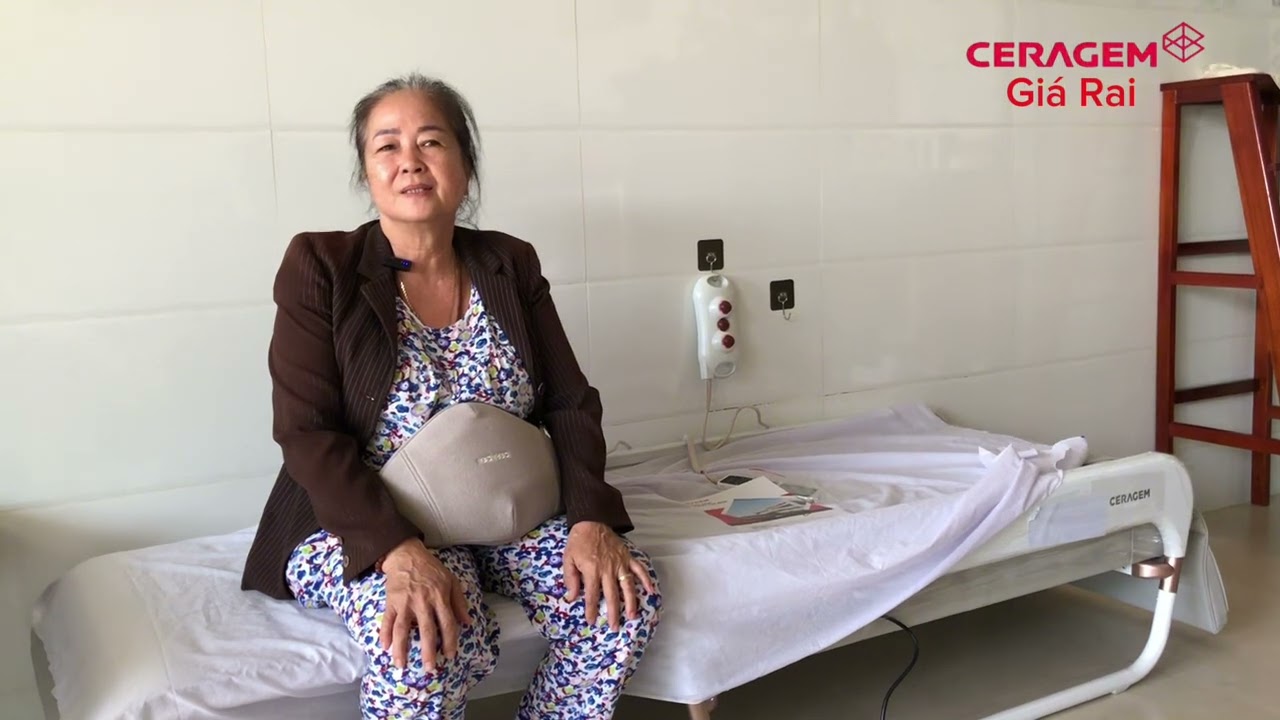 Lắp đặt máy khách hàng đầu tiên tại hộ phòng, lưng và khớp gối đã cải thiện khi sử dụng máy
