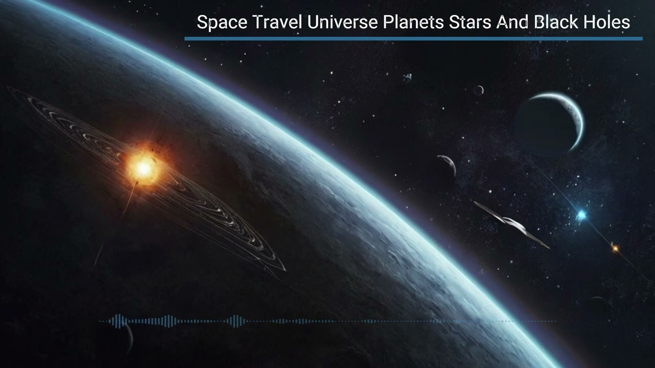 Space Travel Universe Planets Stars And Black Holes by UNIVERSFIELD
