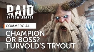 RAID: Shadow Legends | Champion or Boss? | Turvold’s Tryout (Official Commercial) (3K) (1440p)