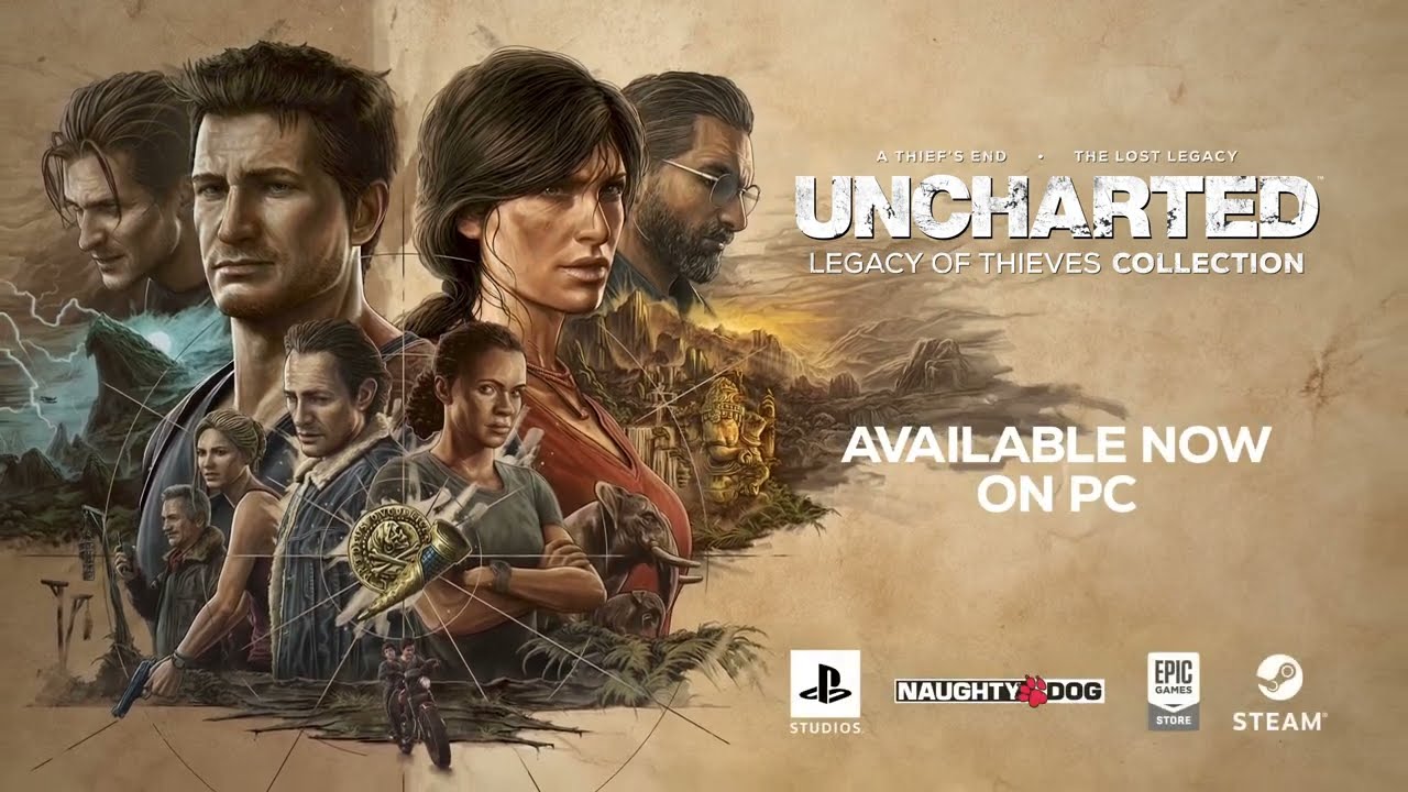 Uncharted: Legacy of Thieves Collection Gets PC Launch Date - Gameranx