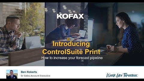 ControlSuite Print Introduction - Webinar