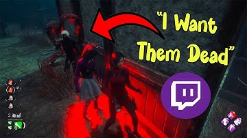 Angry Twitch Streamer RAGE QUITS Our Game - Dead By Daylight