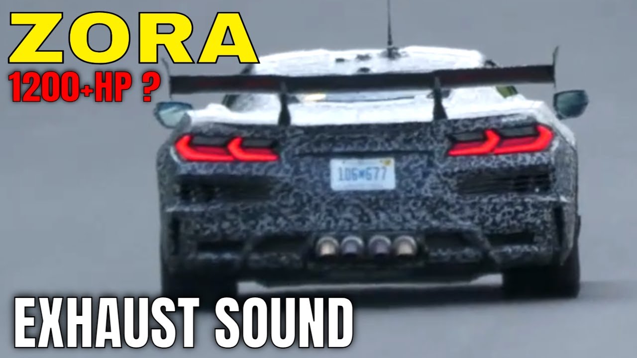 シロナSiroson c8　超音波 2025 Chevrolet Corvette C8 ZORA Hybrid Prototype Exhaust Sound