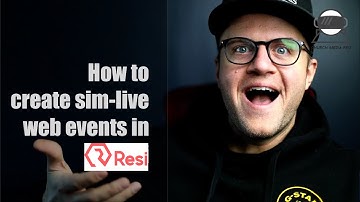 How to Schedule a Sim Live event in Resi
