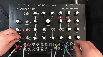 AtomoSynth Perceptron demo1 arpegio