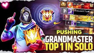 Finally Grandmaster Done In Solo ✅ | Grandmaster Pushing Top 1 | Season 38 | Day - 1