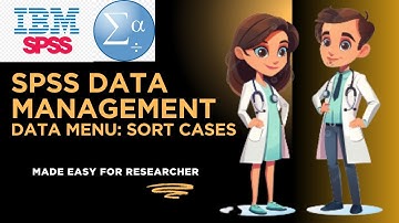 SPSS: Sort cases | Health Data Management @medresearch-bz