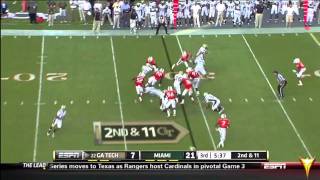 Georgia Tech @ Miami (2011) - 3rd Qtr - Hurricane FlashForward