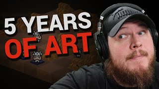 5 Years Of Art in 10 Minutes
Wishlist Battle Barn Tactics 👉 https://bit.ly/bbtactics
Build, finish, & launch better games 👉https://www.patreon.com/GameDevUnderground
67 Tips for Game Developers: http://gdu.io/insiders?ref=yt
*** FOLLOW ME: ***
Twitter: http://twitter.com/timruswick
Twitch: https://www.twitch.tv/timruswick
*** FOLLOW GDU: ***
Blog: http://gdu.io/blog/
Twitter: http://twitter.com/gamedevudg
Facebook: http://facebook.com/gamedevudg
Discord: https://invite.gg/gamedevu
If you are an indie developer and you are looking for a fantastic community and help to refine, manage, and market your game, join us!
http://gdu.io 5 Years Of Art in 10 Minutes