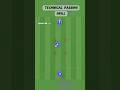 Level up your soccer game! Focus on variation 6 technical passing drills! #soccer #drills