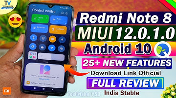 Redmi Note 8 MIUI 12.0.1.0 Android 10 Update Full Review | 25+ Feature | Redmi Note 8 MIUI 12 Update