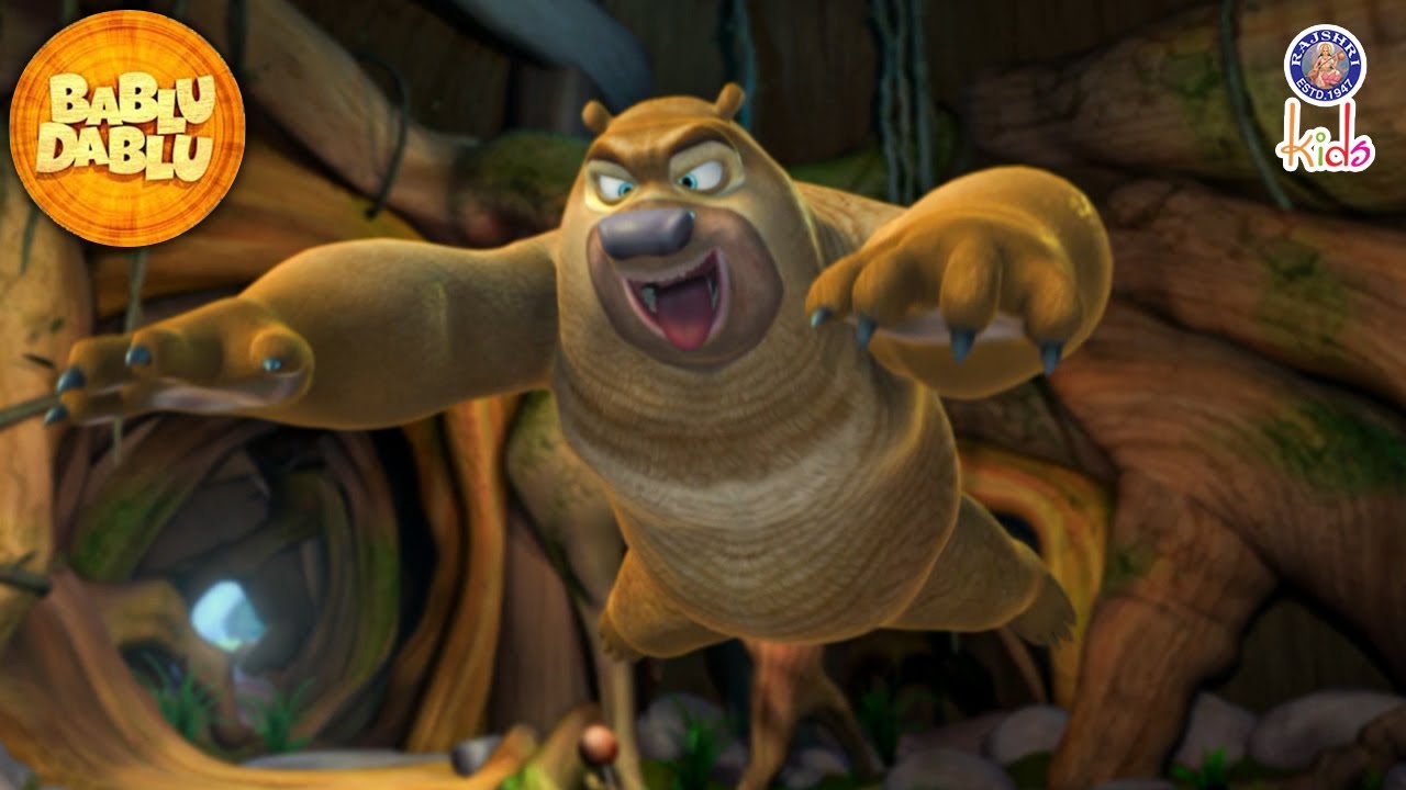 Bablu Dablu Hindi Cartoon Big Magic | Lakha Ne Sikhaya Bhalu Ko Sabak | Bablu Dablu lakkha | #funny