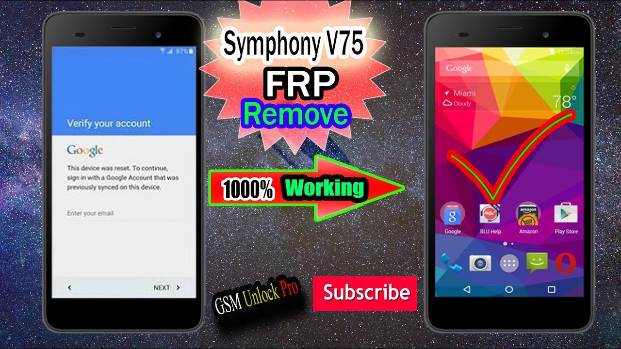 | How to Symphony V75 Frp Remove|  Or | Google account baypass| Just 2 Apk |100000% Working|