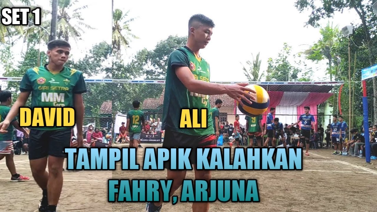 SET 1 :DAVID ALI TAMPIL APIK KALAHKAN FAHRY, ARJUNA CS ! TAMBAKMULYO VS BANJAREJO!CINTA VANNAMEI CUP