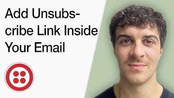 How To Add An Unsubscribe Link Inside Your Email In Sendgrid (Easily) (Full 2025 Guide)