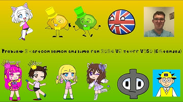Preview 2 cartoon lemon and lime fan 2024 VD stuff V150 (Extended)