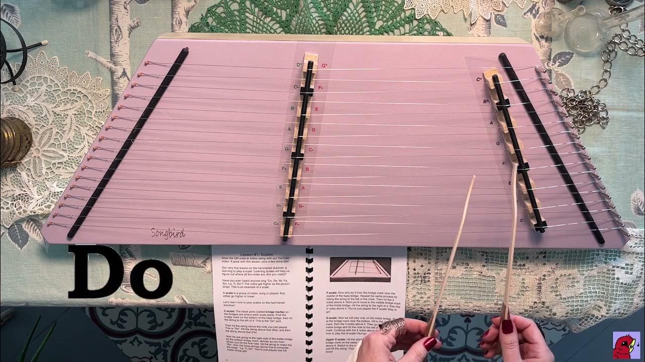 My First Hammered Dulcimer Lesson 1 Scales│Songbird Dulcimers YouTube